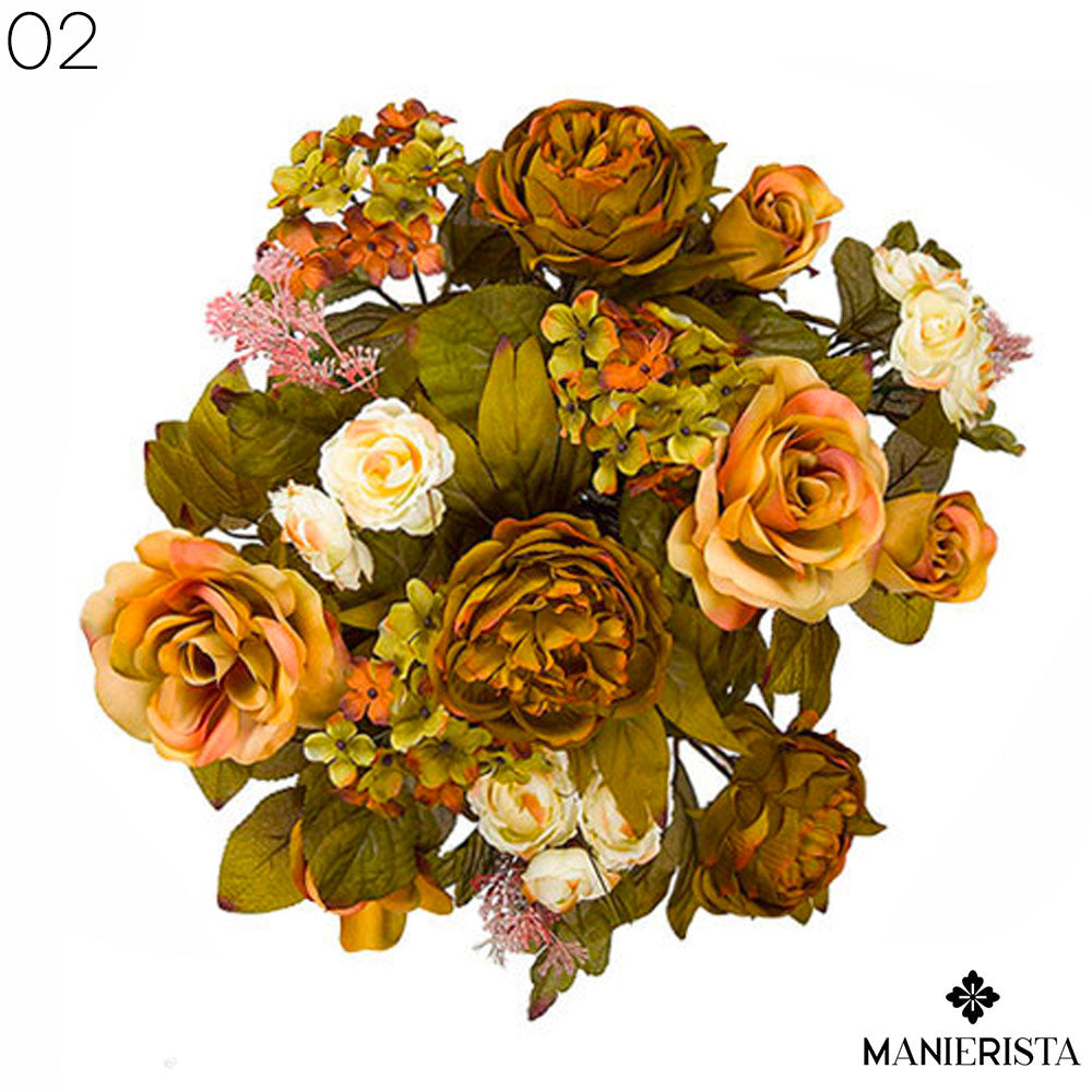 Bouquet XL di rose e ortensie