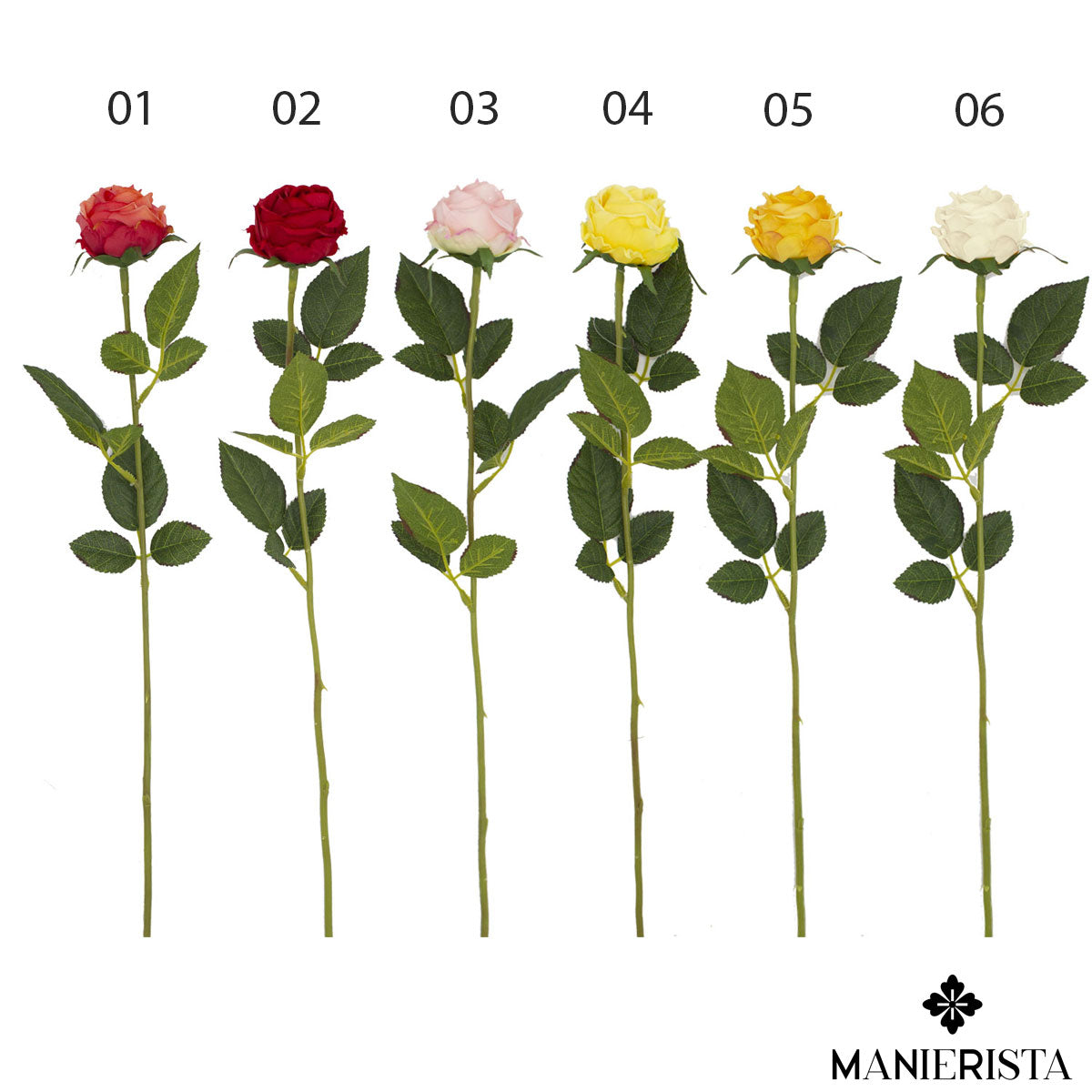 Mini rosa cabage in satin