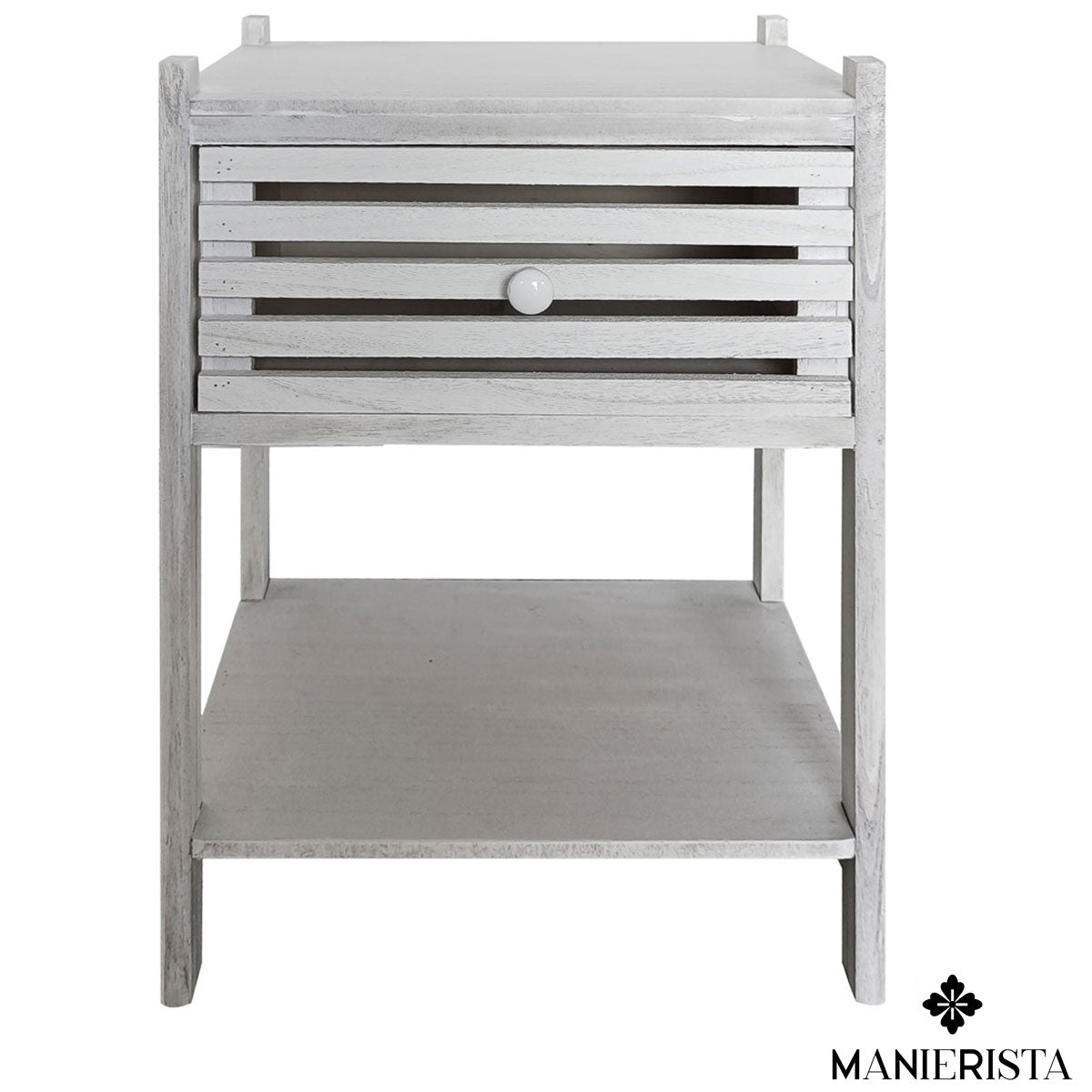 Mobiletto di legno con 1 cassetto