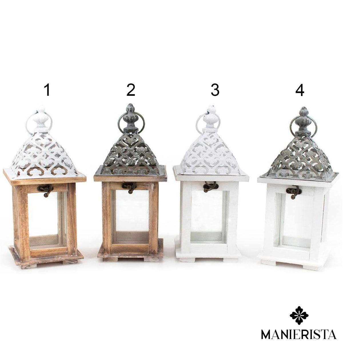 Lanterna midi con cupola traforata