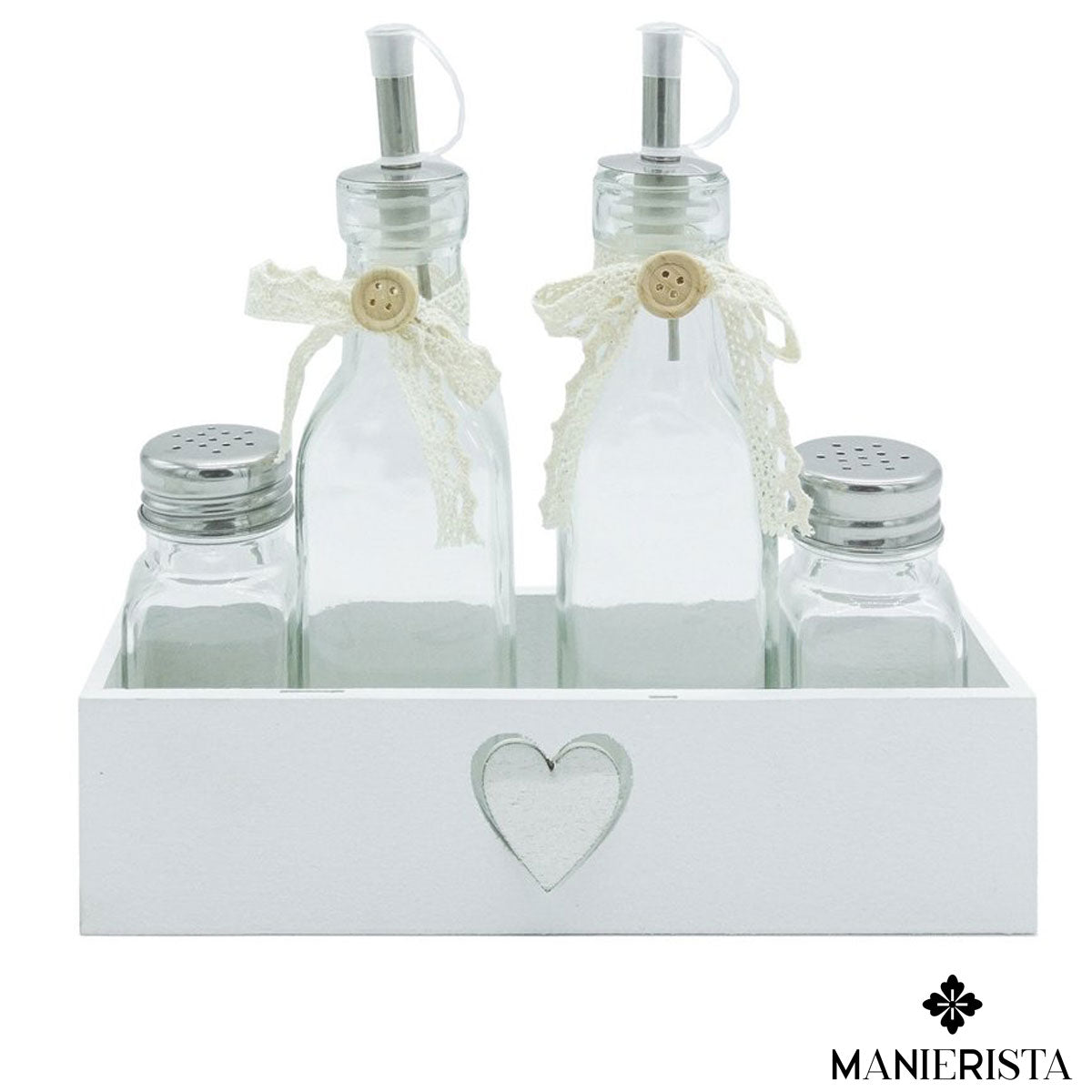 Menage in vetro per cucina