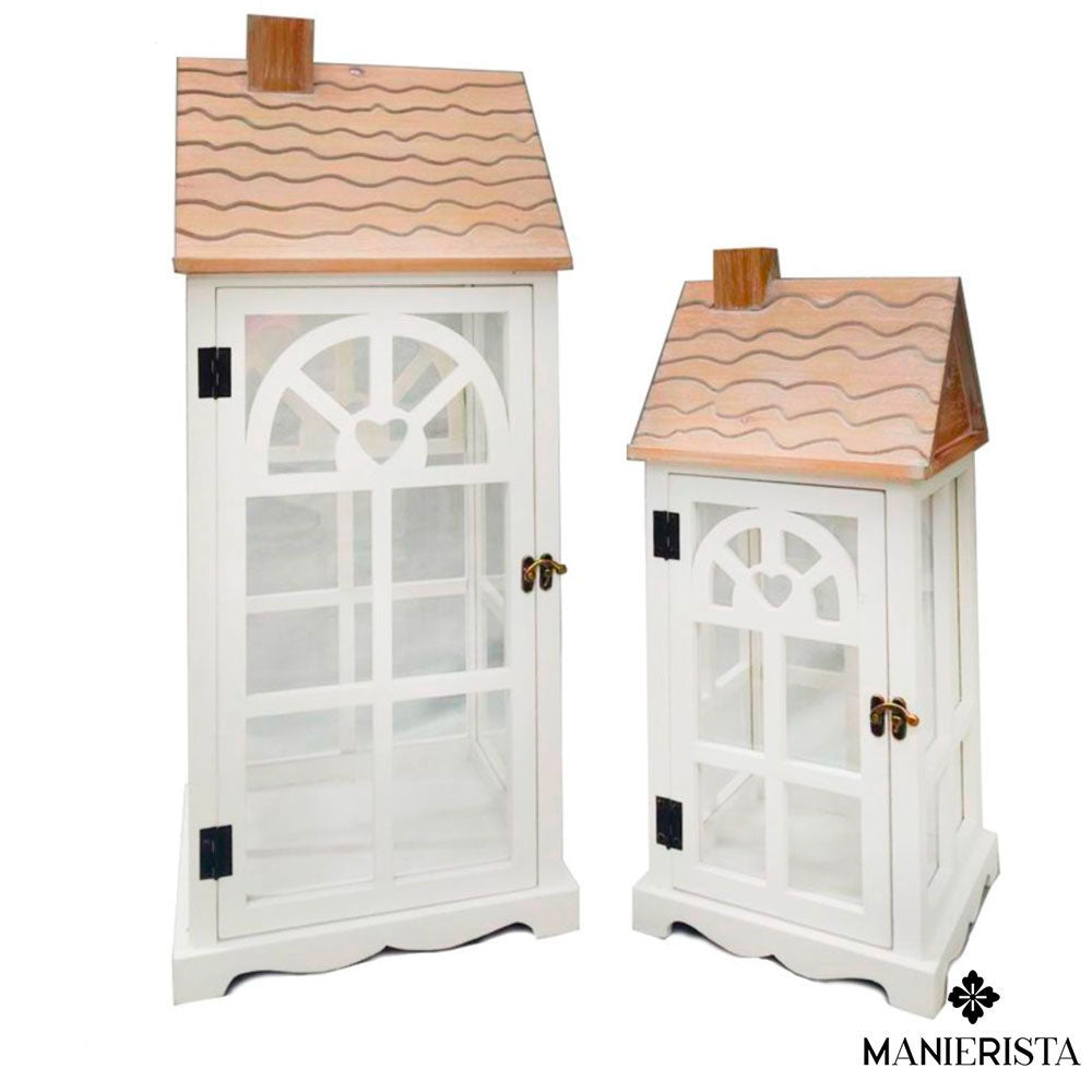 Set di 2 lanterne home