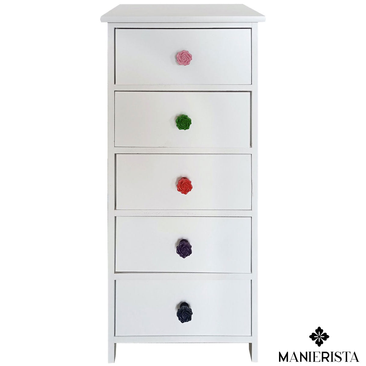 Mobiletto di legno con 5 cassetti