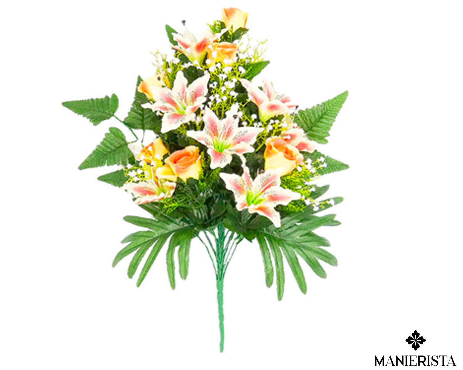 Bouquet di gigli e rose