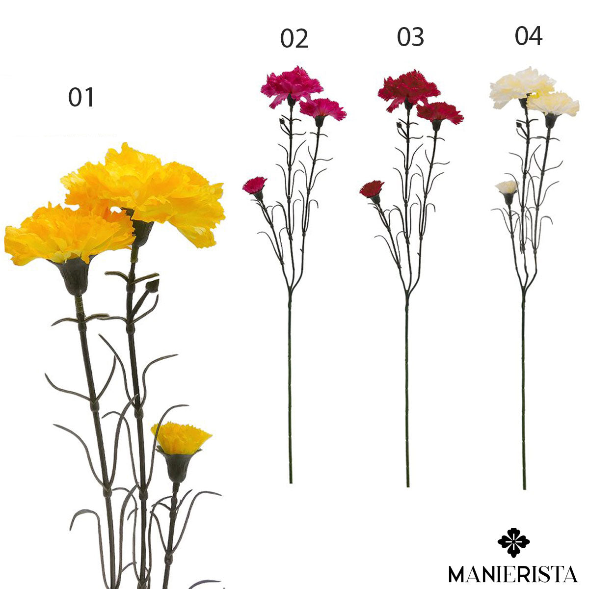 Garofano con 3 fiori