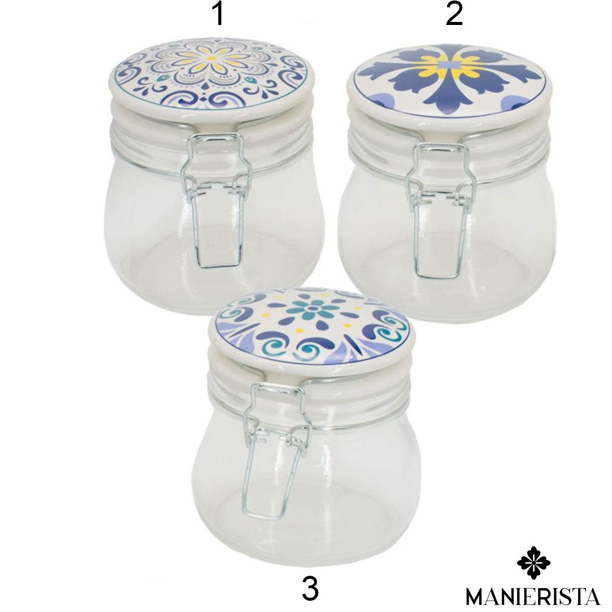 Barattolini in vetro e ceramica - 500 ml