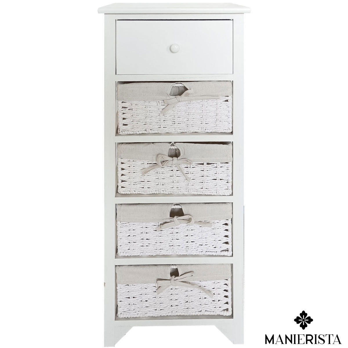 Mobiletto di legno con 5 cassetti