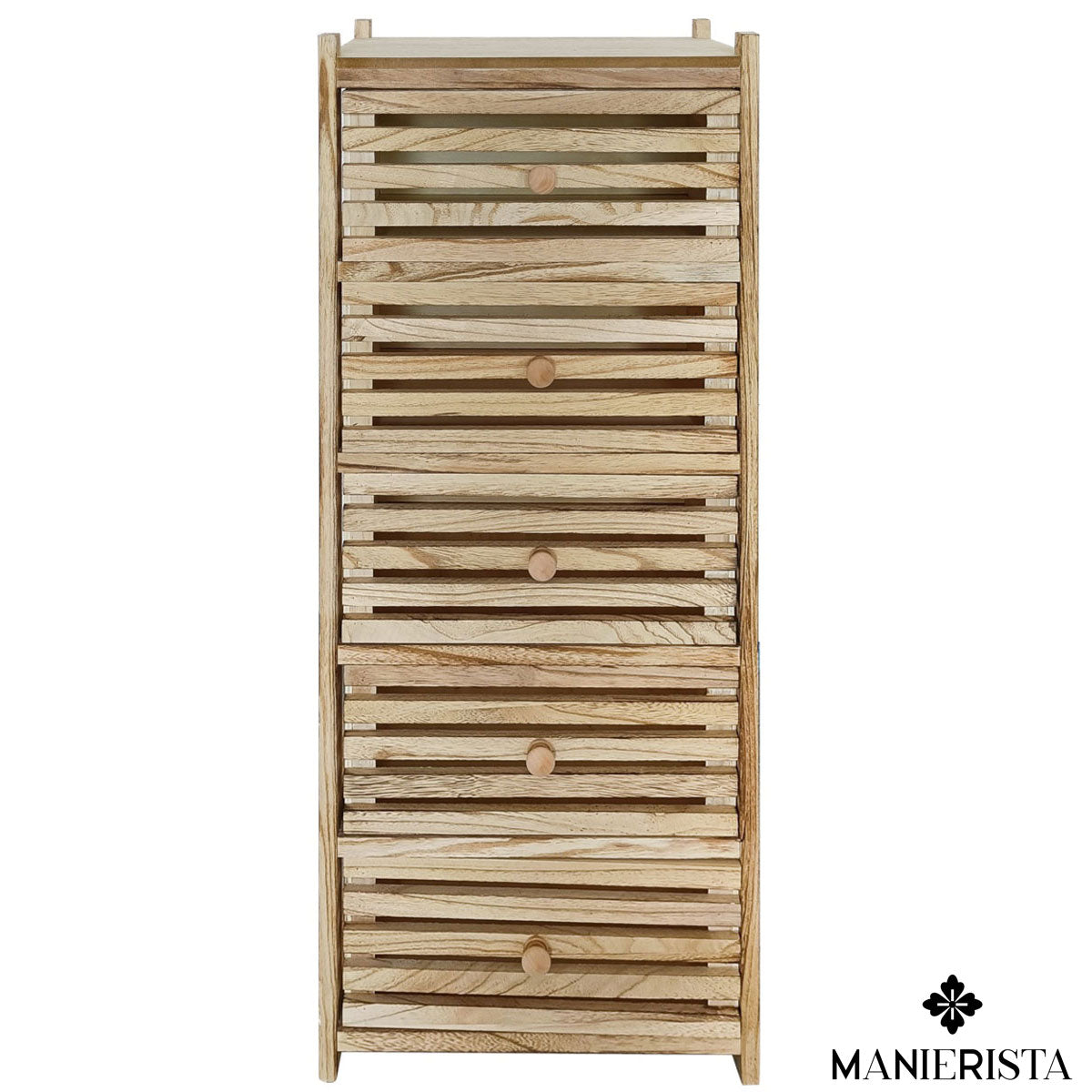 Mobiletto di legno con 5 cassetti