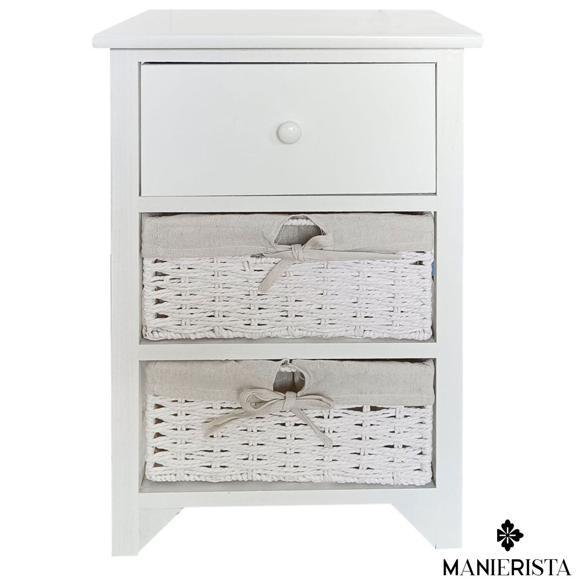 Mobiletto di legno con 3 cassetti