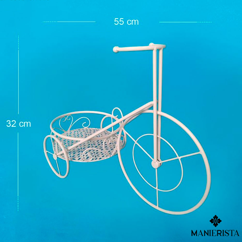 Bicicletta da decorazione con porta piante