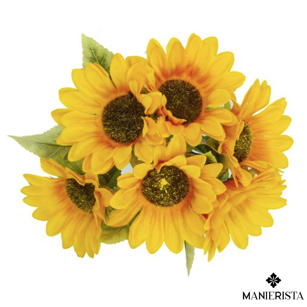 Bouquet medio con 6 girasoli