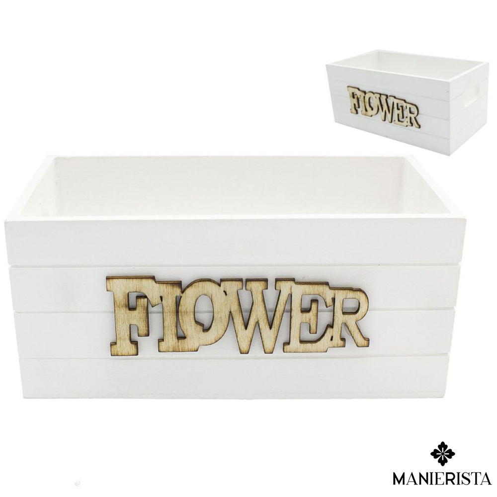 Cassettina in legno "flower"