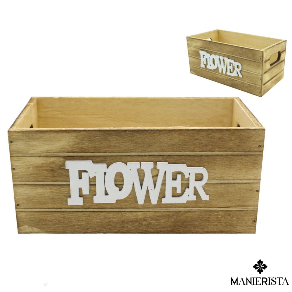 Cassettina in legno "flower"