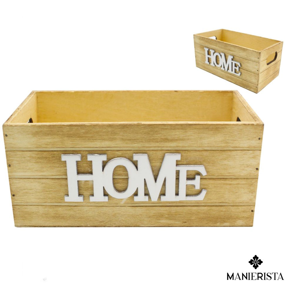 Cassettina in legno "home"