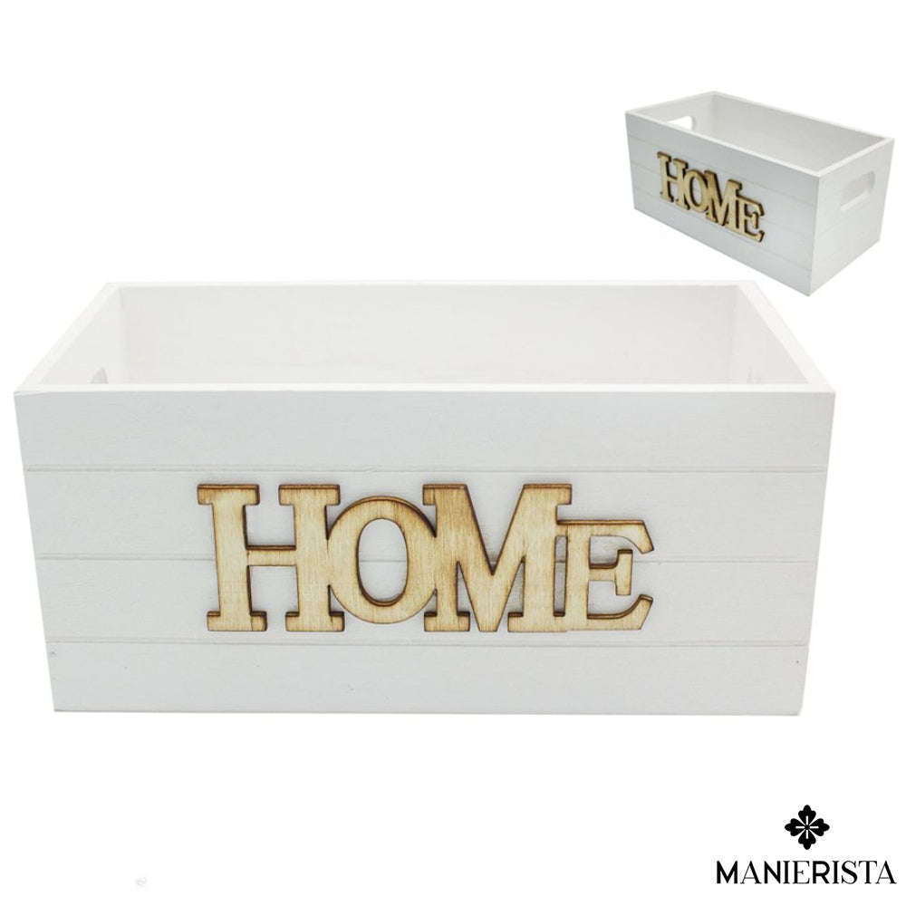 Cassettina in legno "home"