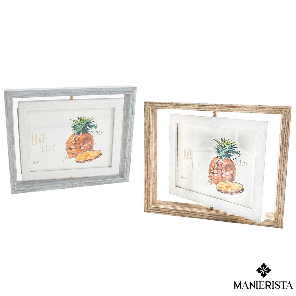 Cornice in legno girevole