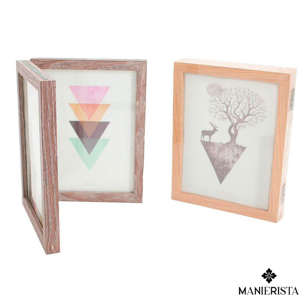 Cornice in legno doppia