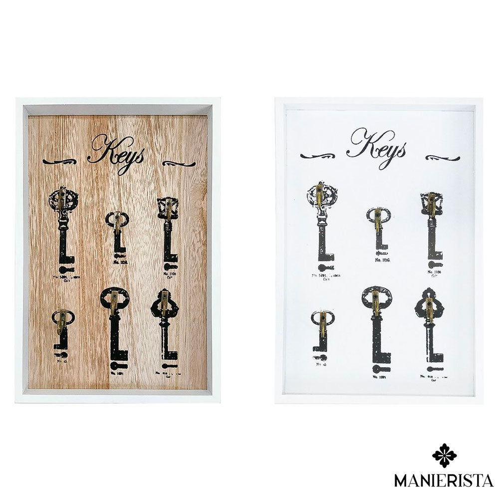 Portachiavi rettangolare in legno