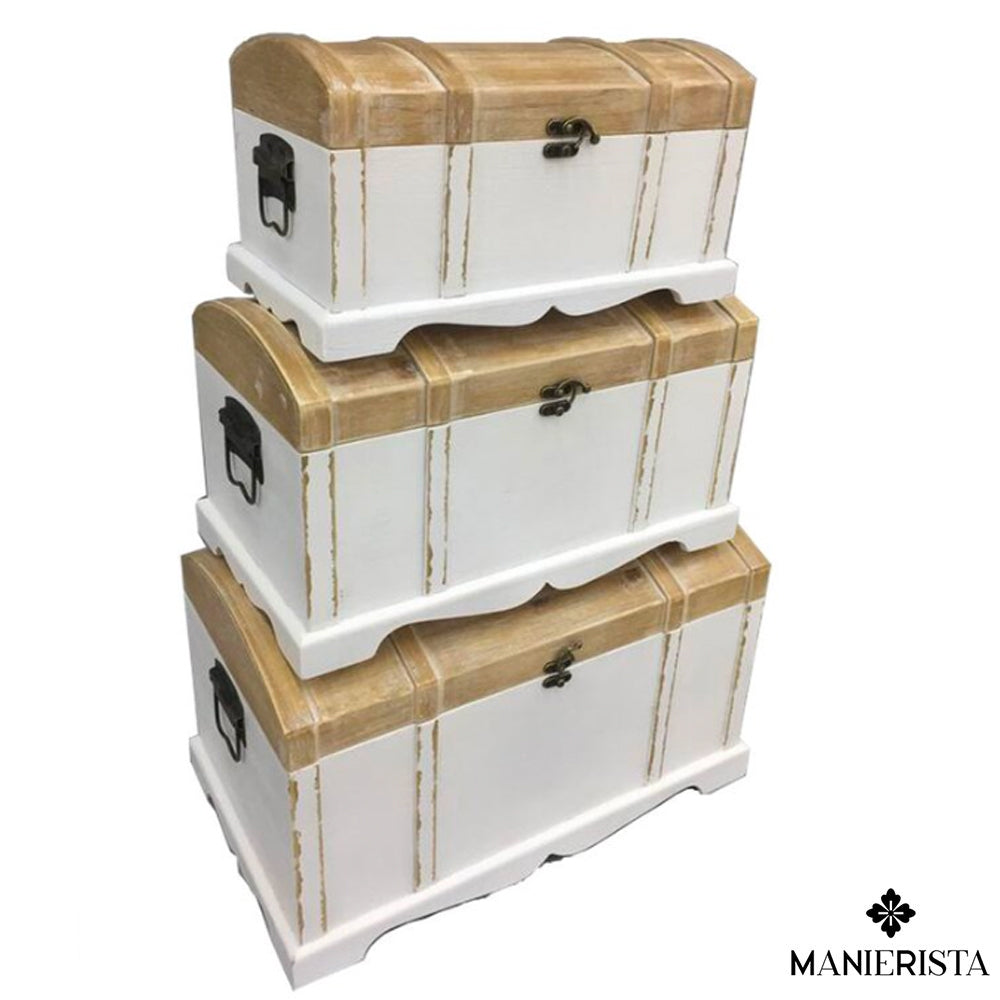 Set di 3 bauli living